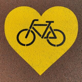 yellow and black love print